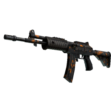 Galil AR | Orange DDPAT (Well-Worn)