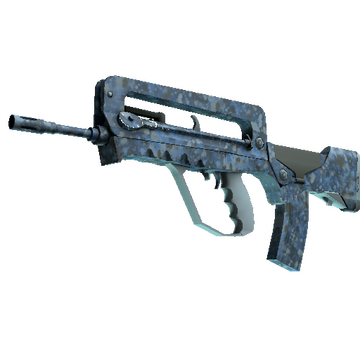 Souvenir FAMAS | Cyanospatter (Minimal Wear)