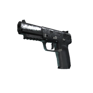 Souvenir Five-SeveN | Silver Quartz (Well-Worn)