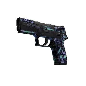 Souvenir P250 | Digital Architect (Battle-Scarred)