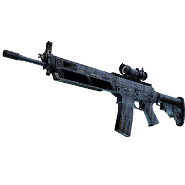 Souvenir SG 553 | Waves Perforated (Well-Worn)