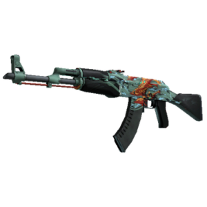 StatTrak™ AK-47 | Aquamarine Revenge (Well-Worn)