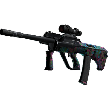 StatTrak™ AUG | Death by Puppy (Well-Worn)