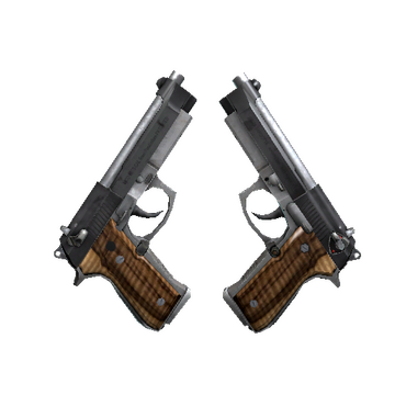 StatTrak™ Dual Berettas | Black Limba (Factory New)