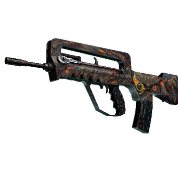 StatTrak™ FAMAS | Eye of Athena (Well-Worn)