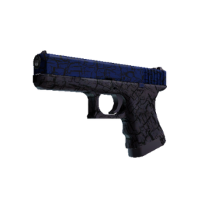StatTrak™ Glock-18 | Blue Fissure (Minimal Wear)
