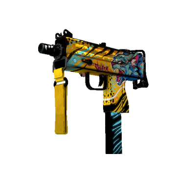 StatTrak™ MAC-10 | Stalker (Battle-Scarred)
