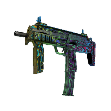 StatTrak™ MP7 | Neon Ply (Minimal Wear)