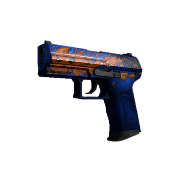 StatTrak™ P2000 | Fire Elemental (Well-Worn)
