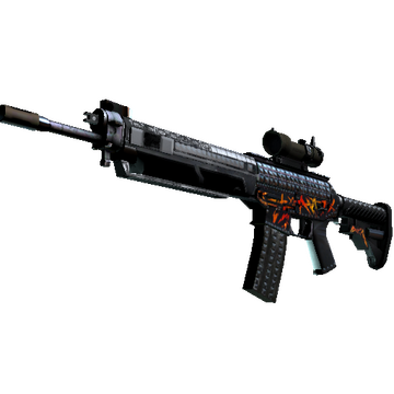 StatTrak™ SG 553 | Heavy Metal (Minimal Wear)