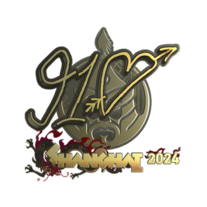 Sticker | 910 (Gold) | Shanghai 2024
