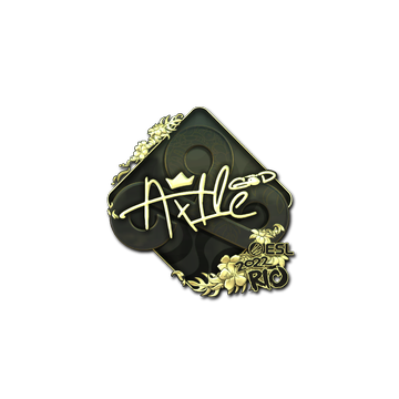 Sticker | Ax1Le (Gold) | Rio 2022