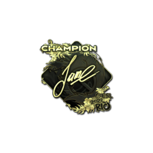 Sticker | Jame (Gold, Champion) | Rio 2022