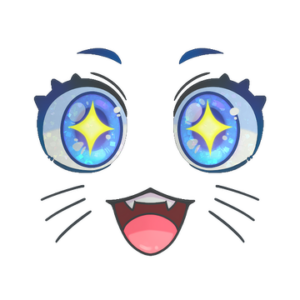 Sticker | Kawaii Eyes (Glitter)