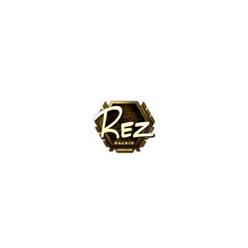 Sticker | REZ (Gold) | London 2018