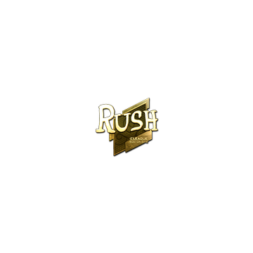 Sticker | RUSH (Gold) | Boston 2018