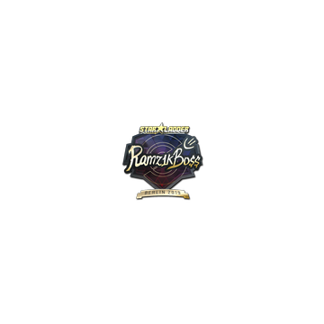 Sticker | Ramz1kBO$$ (Gold) | Berlin 2019