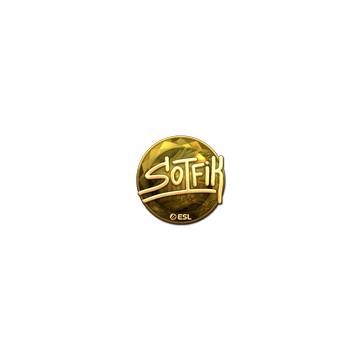 Sticker | S0tF1k (Gold) | Katowice 2019