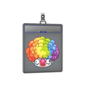 Sticker Slab | Clown Wig