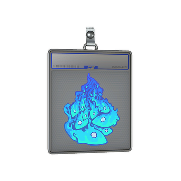 Sticker Slab | Liquid Fire