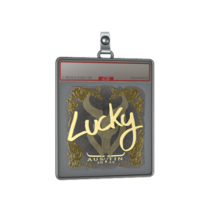 Sticker Slab | Lucky (Gold) | Austin 2025