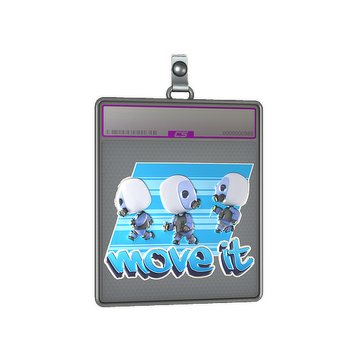 Sticker Slab | Move It (Foil)