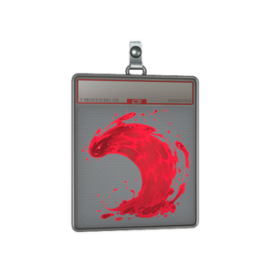 Sticker Slab | Ruby Wave (Lenticular)