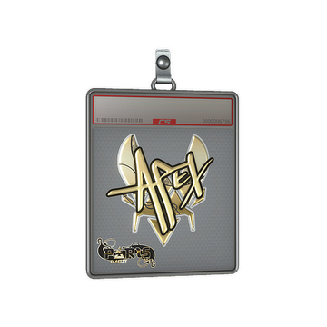 Sticker Slab | apEX (Gold) | Paris 2023