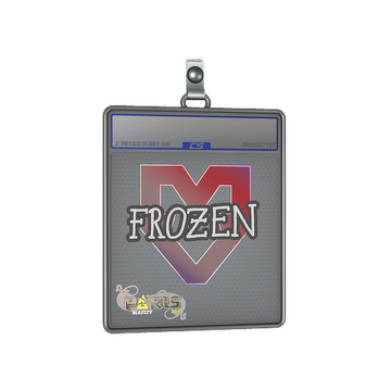 Sticker Slab | frozen | Paris 2023