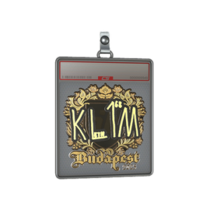 Sticker Slab | kl1m (Gold) | Budapest 2025