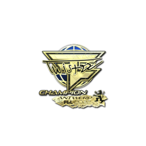Sticker | Twistzz (Gold, Champion) | Antwerp 2022
