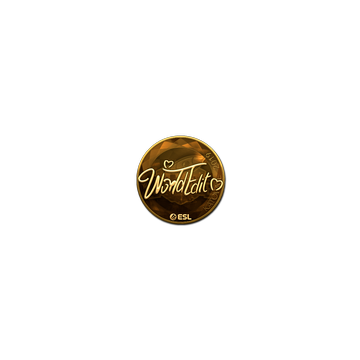 Sticker | WorldEdit (Gold) | Katowice 2019