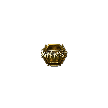 Sticker | XANTARES (Gold) | London 2018