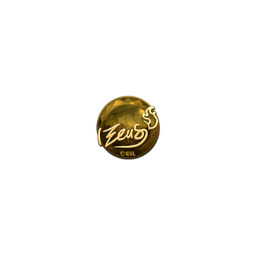 Sticker | Zeus (Gold) | Katowice 2019