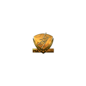 Sticker | Zeus (Gold) | Krakow 2017