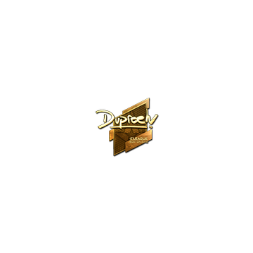 Sticker | dupreeh (Gold) | Boston 2018