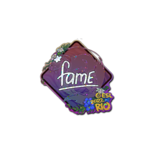 Sticker | fame (Glitter) | Rio 2022