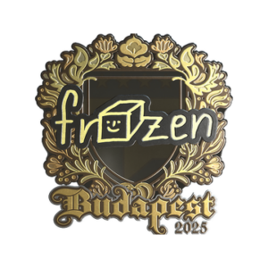 Sticker | frozen (Gold) | Budapest 2025