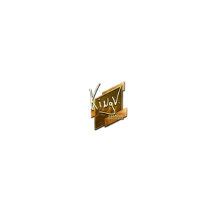 Sticker | kNgV- (Gold) | Boston 2018