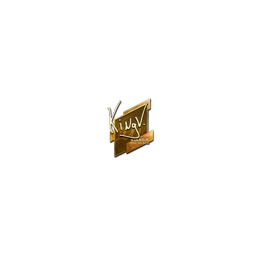Sticker | kNgV- (Gold) | Boston 2018
