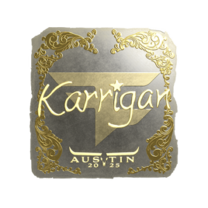 Sticker | karrigan (Gold) | Austin 2025