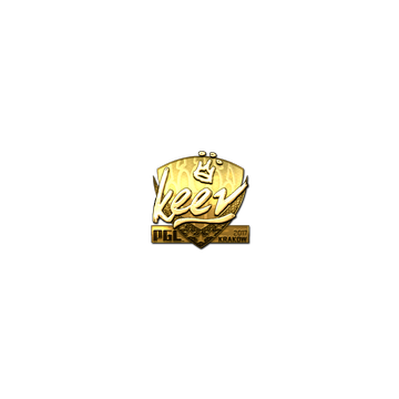 Sticker | keev (Gold) | Krakow 2017