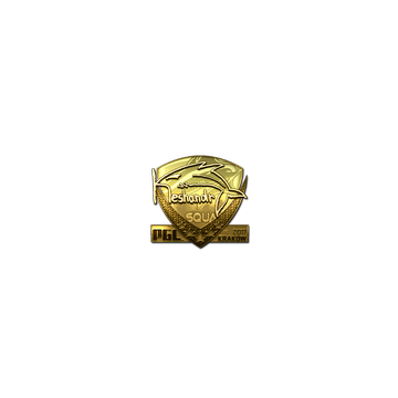 Sticker | keshandr (Gold) | Krakow 2017