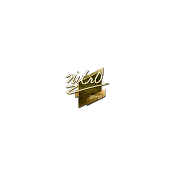 Sticker | nitr0 (Gold) | Boston 2018
