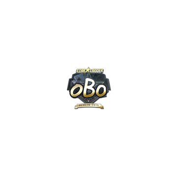 Sticker | oBo (Gold) | Berlin 2019