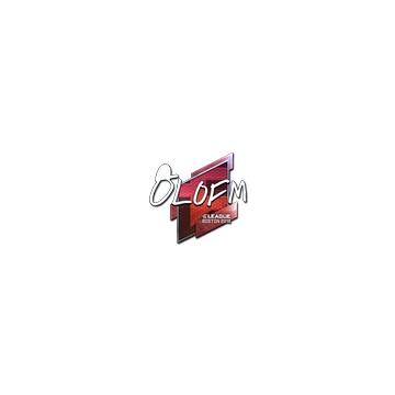 Sticker | olofmeister (Foil) | Boston 2018
