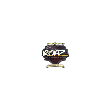 Sticker | ropz (Gold) | Berlin 2019
