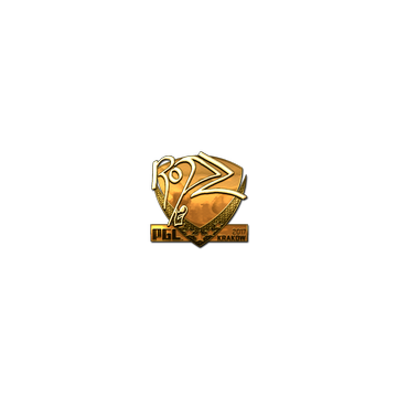 Sticker | ropz (Gold) | Krakow 2017