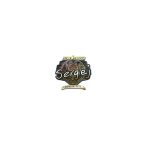 Sticker | sergej (Gold) | Berlin 2019