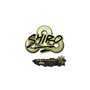 Sticker | sh1ro (Gold) | Antwerp 2022